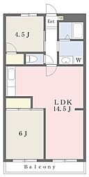 パークアレイ桜台 3DKの間取図画像