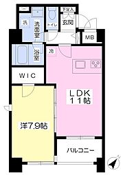 LAGUNA 1LDKの間取図画像