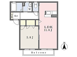 間取図画像 1LDK