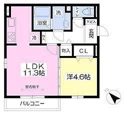 間取図画像 1LDK