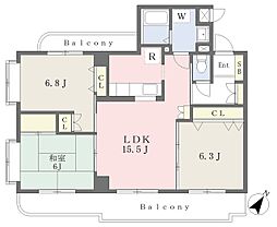 りんでんばうむ上郷 3LDKの間取図画像