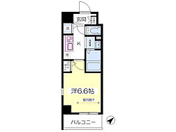 デュエリナ　ポートサイド　横濱 1階1Kの間取り