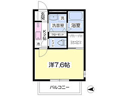 Ｓｔｒａｔｆｏｒｄ　ＨｏｕｓｅI 1階1Kの間取り