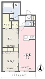 Lacerise 2LDKの間取図画像