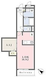 間取図画像 1LDK