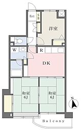 メゾン・ルビー 3DKの間取図画像