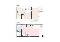 レガート伊奈Ｅ 1階3LDKの間取り