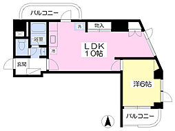 アーバン与野 1LDKの間取図画像