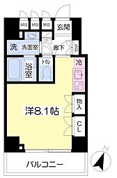 ナビハウス ワンルームの間取図画像