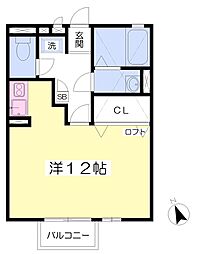 トゥインクル7 ワンルームの間取図画像