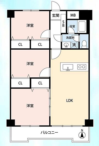 間取りを拡大表示
