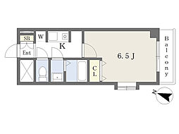 スチューデントパレスふじみ野 1階1Kの間取り