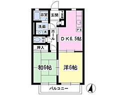 間取図画像 2DK