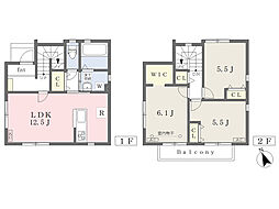 東松山市幸町ＫＡＳＨＩＹＡ　Ａ棟 1階3LDKの間取り