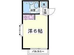 プルミエール志木 ワンルームの間取図画像
