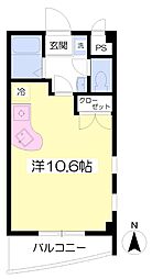 グッドライフ ワンルームの間取図画像