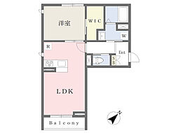 ShamaisonMJ 1LDKの間取図画像