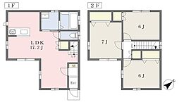 パーチェ古河 1 1階3LDKの間取り