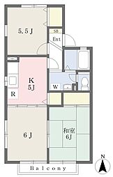 パークス21C 3Kの間取図画像