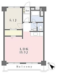 大和サンハイツ 1LDKの間取図画像