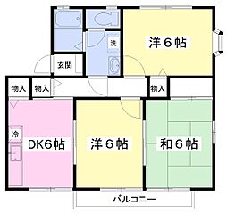 間取図画像 3DK