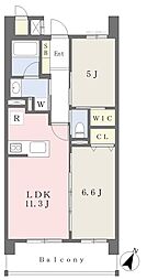 （仮称）宮城野区新田東一丁目 2階2LDKの間取り