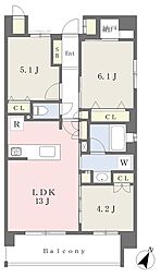（仮称）宮城野区新田東一丁目 2階3LDKの間取り