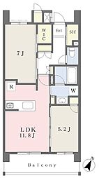 （仮称）宮城野区新田東一丁目 3階2LDKの間取り