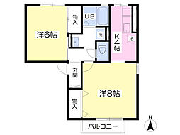 間取図画像 1LDK