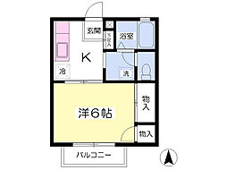間取図画像 1K