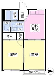 間取図画像 2DK