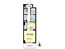 グレースヒルズ2 ワンルームの間取図画像