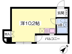 SOZOSYA森下町ビル ワンルームの間取図画像