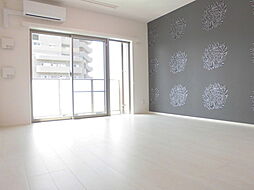 伊予鉄道市駅線 南町駅 徒歩8分の賃貸マンション 4階2LDKのリビング/ダイニング