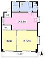 久枝ハイツ4階4.4万円