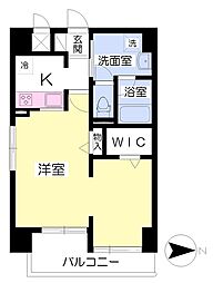 アーバン本町 1Kの間取図画像