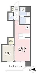 ベルソーレ道後今市 1LDKの間取図画像