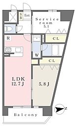 間取図画像 1SLDK