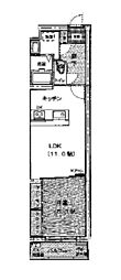 ヴィラルーチェ 1LDKの間取図画像