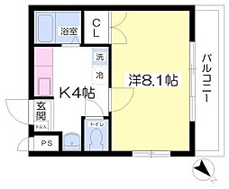 WAPPLE・W 1Kの間取図画像