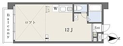 森ビル第8 ワンルームの間取図画像
