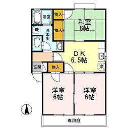 フレンドリー91A 3DKの間取図画像