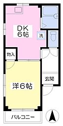 間取図画像 1DK