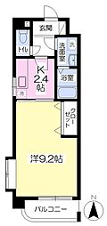 Cieloazul 1Kの間取図画像