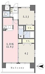 アーバン此花町 2LDKの間取図画像
