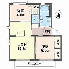 物件の間取り
