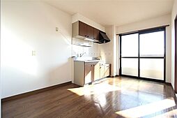 伊予鉄道郡中線 鎌田駅 徒歩7分の賃貸アパート 3階3DKのリビング/ダイニング