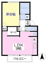 間取図画像 1LDK