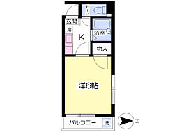 伊予鉄道環状線(JR松山駅経由) 鉄砲町駅 徒歩3分の賃貸マンション 5階1Kの間取り
