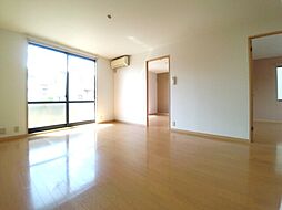 伊予鉄道郡中線 余戸駅 徒歩25分の賃貸アパート 1階2LDKのリビング/ダイニング